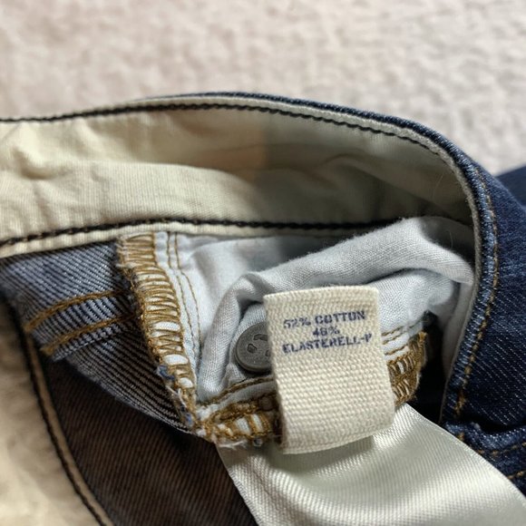 Lands' End Canvas Jeans Women's 31 Blue Denim Stretch Super Slim Fit Skinny 7878 - Picture 7 of 9